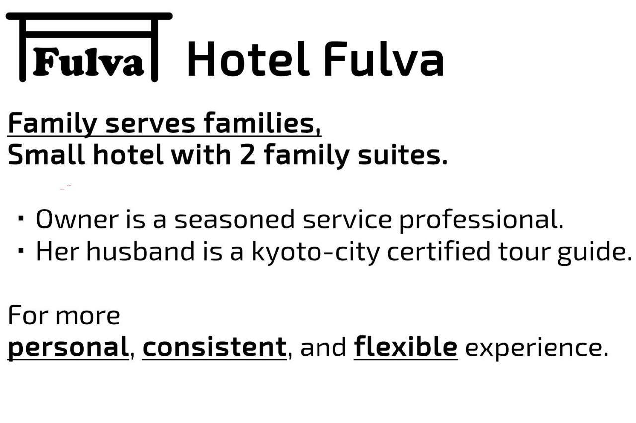 Hotel Fulva Kioto Exterior foto